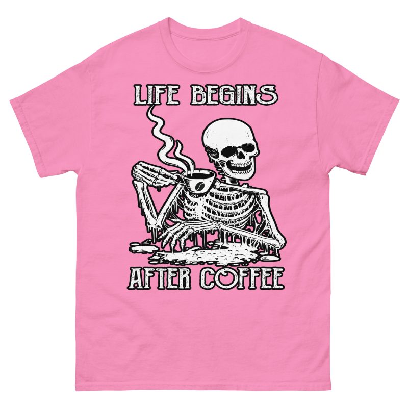 SKULLS - Life Begins After Coffee T-shirt - Bild 9