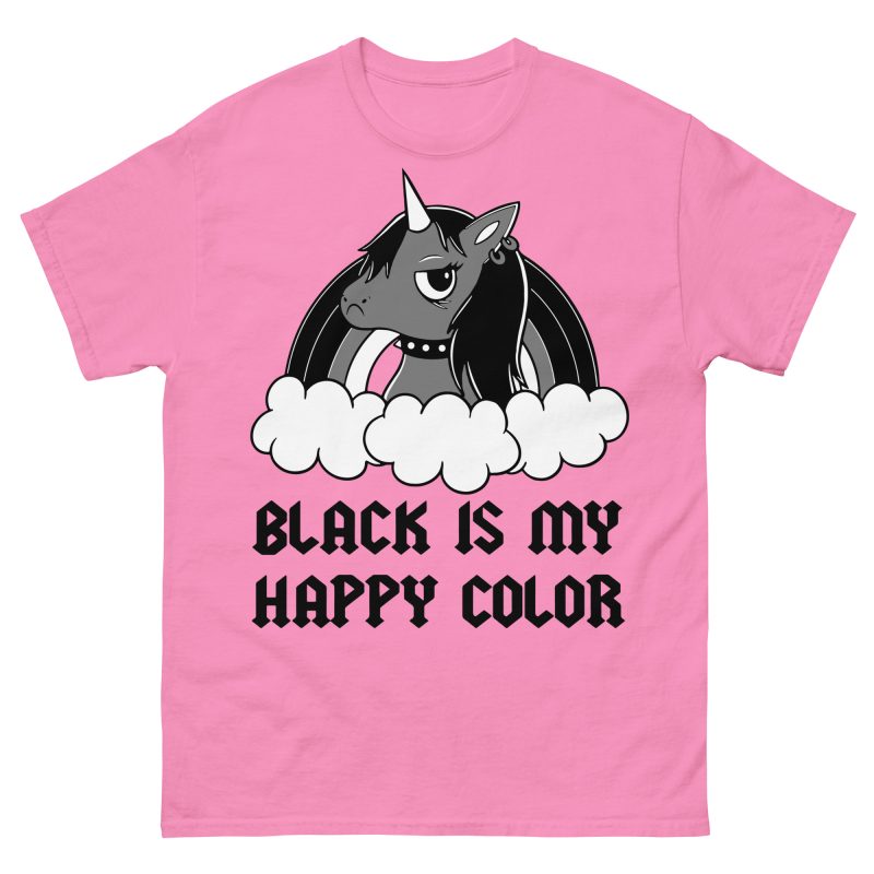UNICORNS - Black Is My Happy Color T-shirt