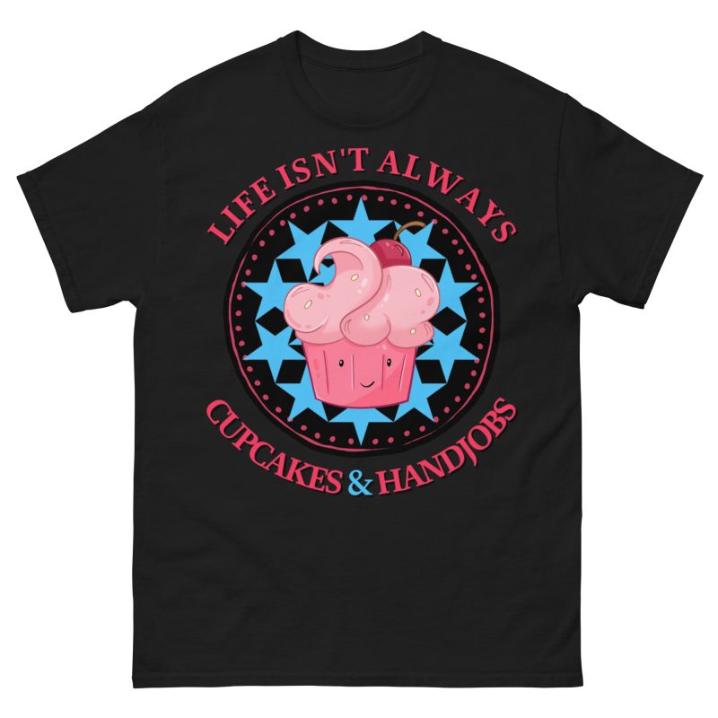 FUNNY - Cupcakes & Handjobs T-shirt - Bild 3