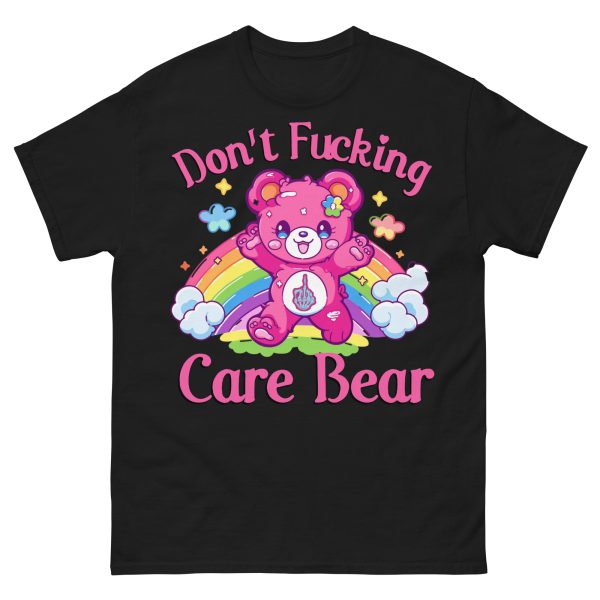 FUNNY - Don't Fucking Care Bear T-shirt