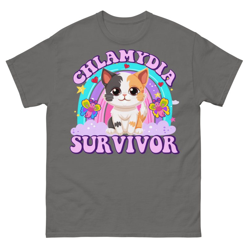 FUNNY - Chlamydia Survivor T-shirt - Bild 6