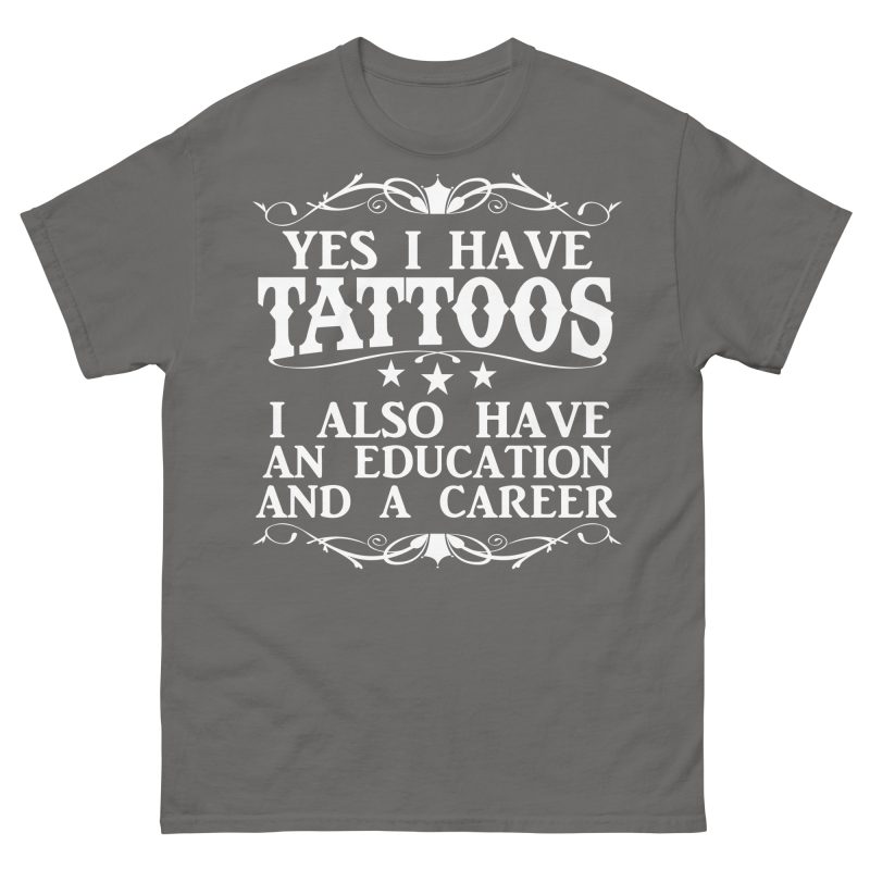 TATTOO - Tattoos, Education & Career T-shirt - Bild 8