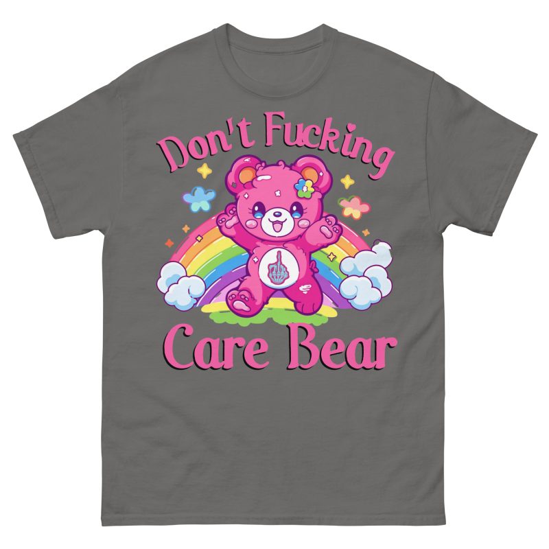 FUNNY - Don't Fucking Care Bear T-shirt - Bild 6