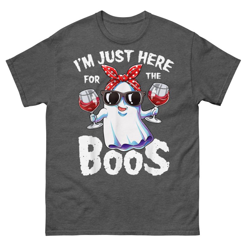 ALKOHOL - Just Here For The Boos T-shirt - Bild 7