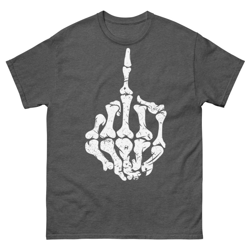 ALTERNATIVE - Skeleton Middle Finger T-shirt - Bild 5