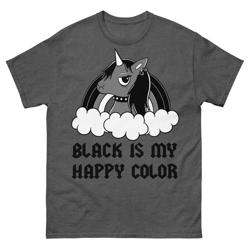 UNICORNS - Black Is My Happy Color T-shirt - Bild 2