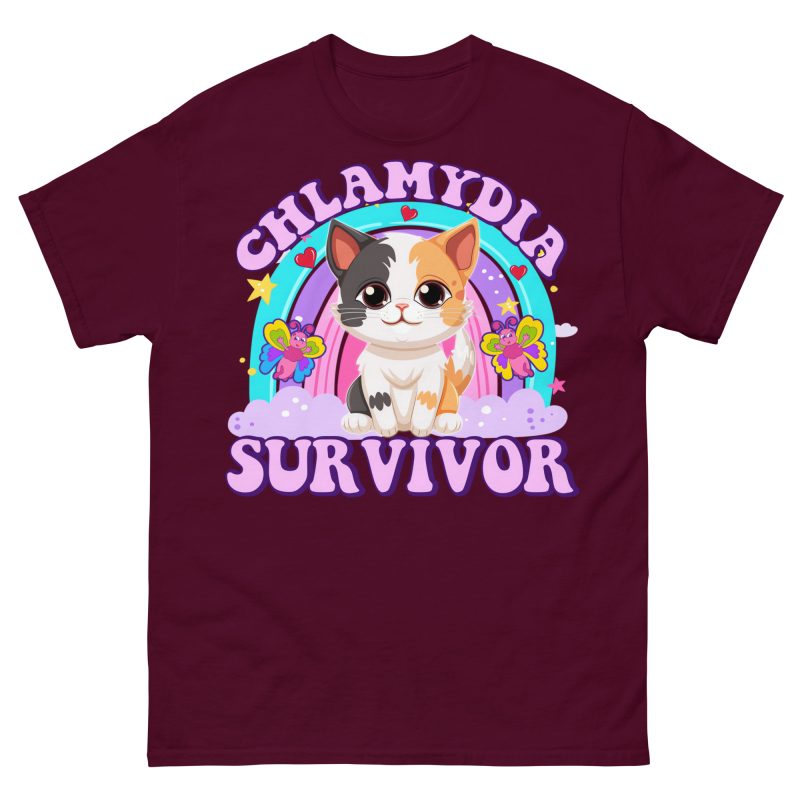 FUNNY - Chlamydia Survivor T-shirt - Bild 2