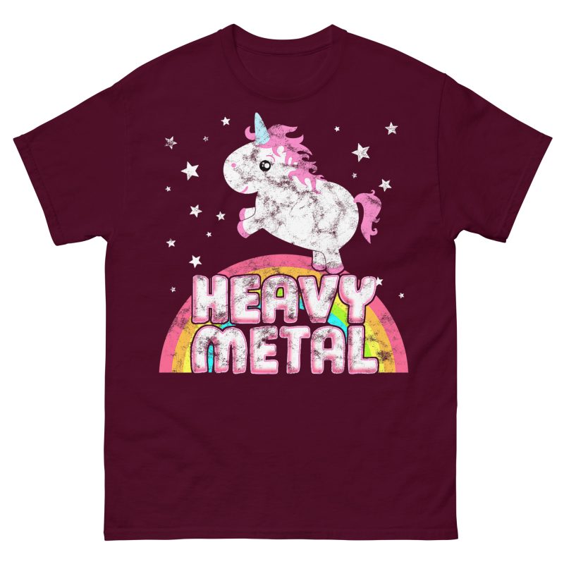 UNICORNS - Retro Heavy Metal T-shirt - Bild 2