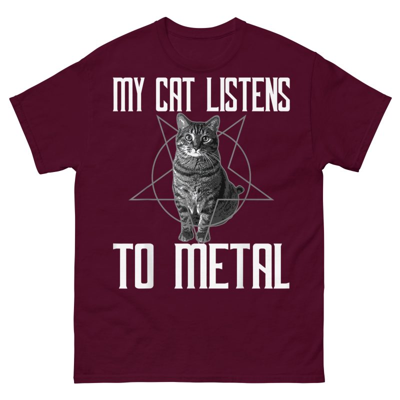 CATS - My Cat Listens To Metal T-shirt - Bild 2
