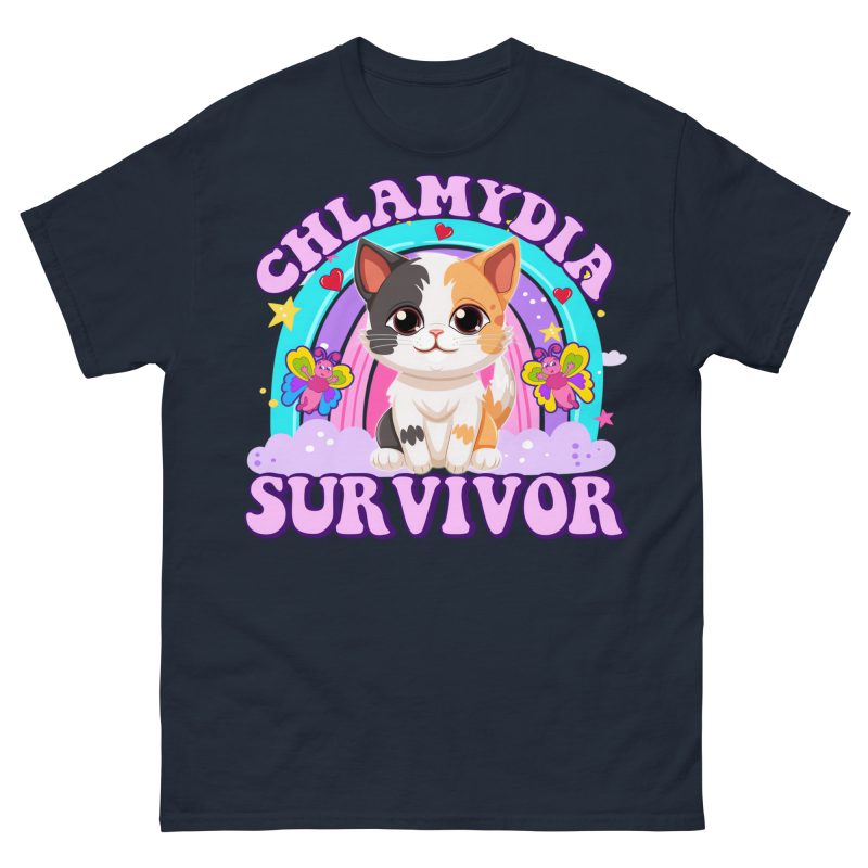 FUNNY - Chlamydia Survivor T-shirt - Bild 3