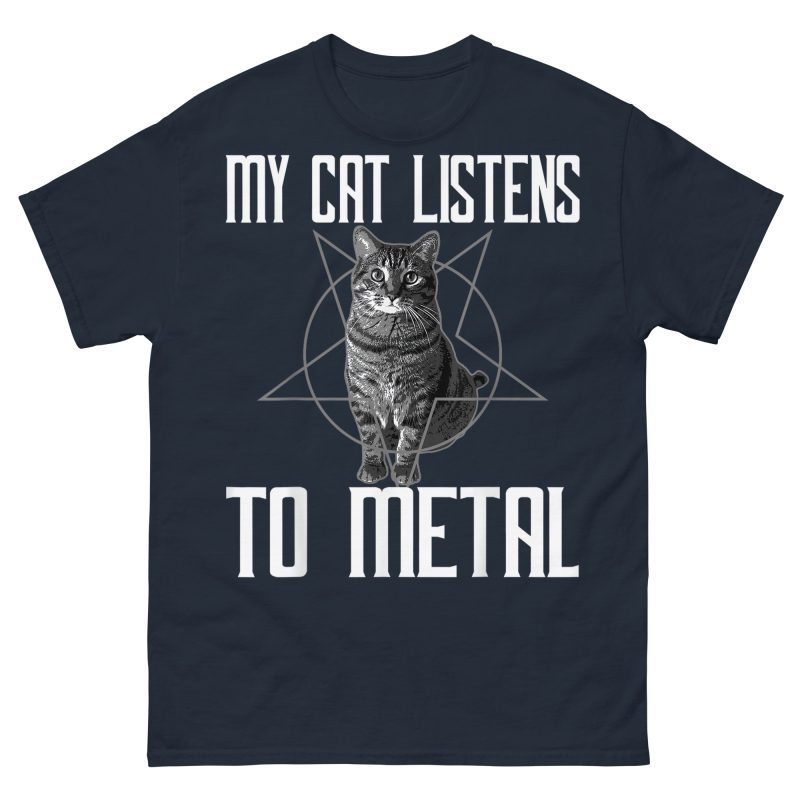 CATS - My Cat Listens To Metal T-shirt - Bild 3