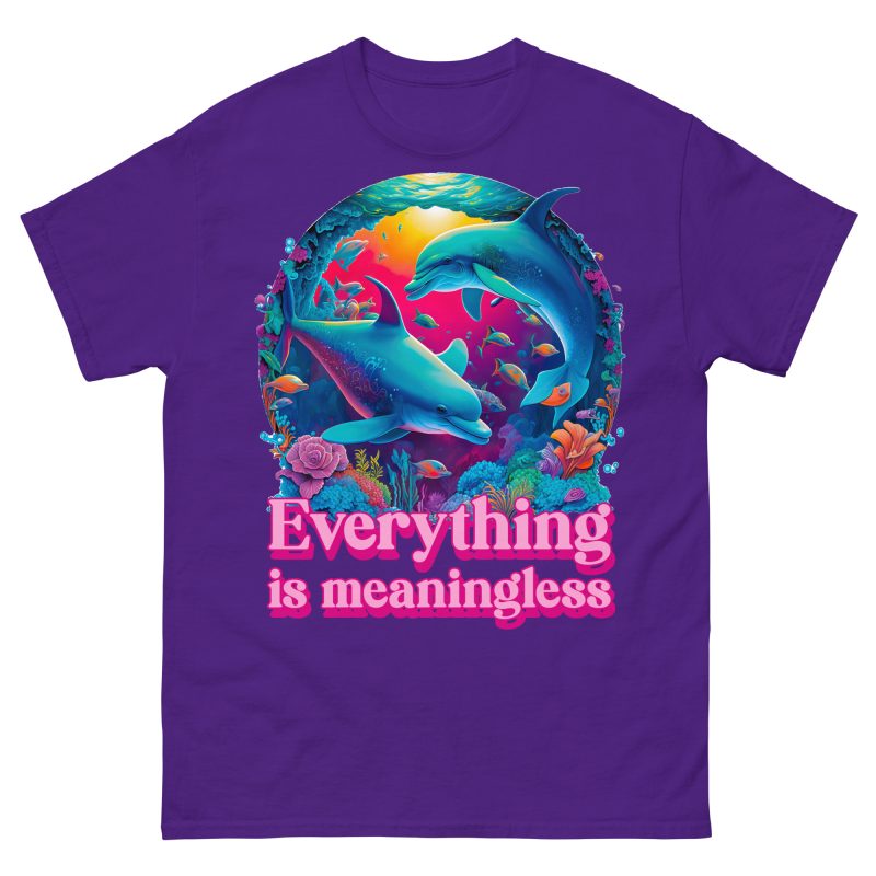 FUNNY - Everything Is Meaningless T-shirt - Bild 4