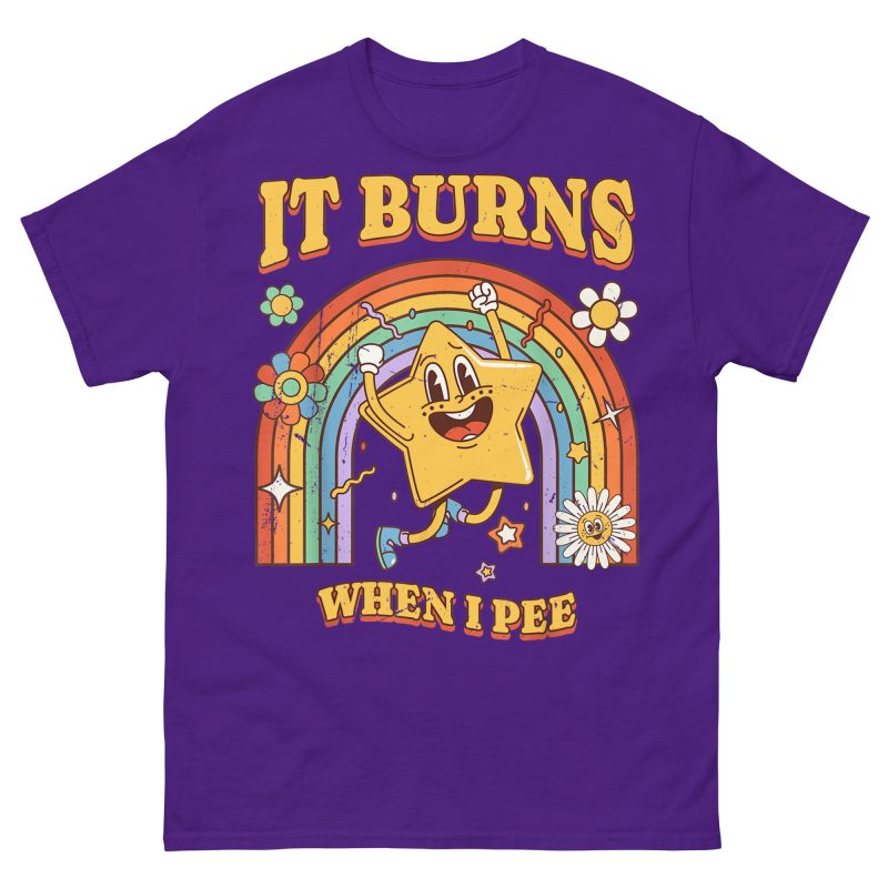 FUNNY - It Burns T-shirt - Bild 4