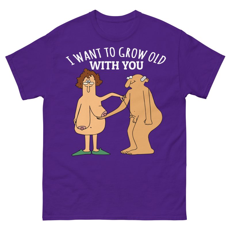 FUNNY - Grow Old T-shirt - Bild 4