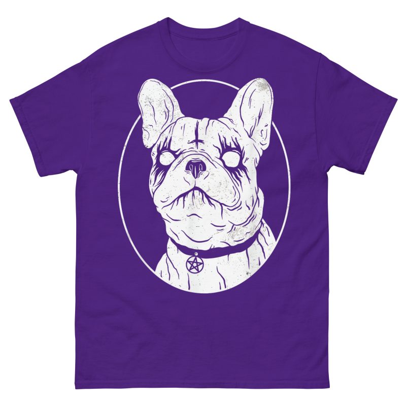 ALTERNATIVE - Black Metal Frenchie T-shirt - Bild 4