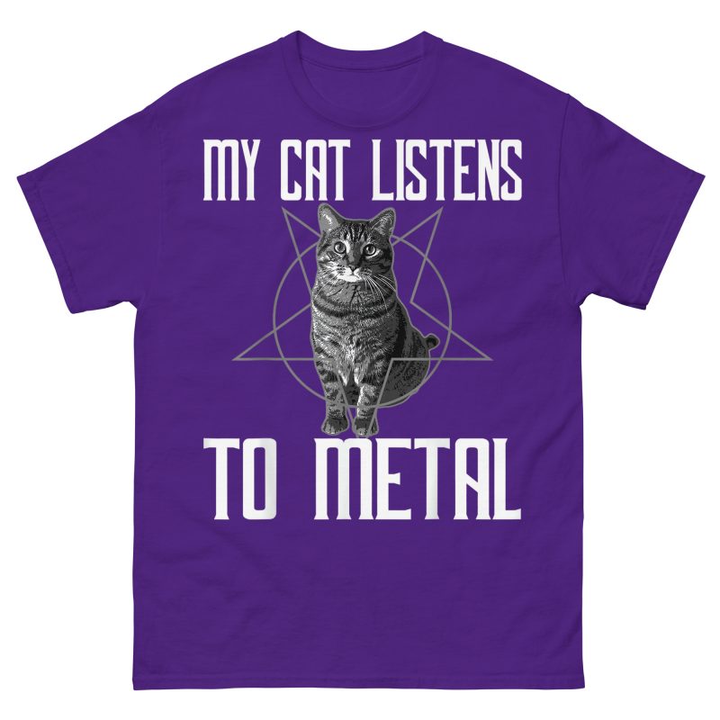 CATS - My Cat Listens To Metal T-shirt - Bild 4