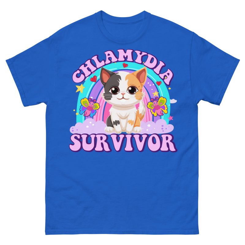 FUNNY - Chlamydia Survivor T-shirt - Bild 4