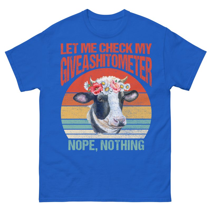 FUNNY - Giveashitometer T-shirt - Bild 5