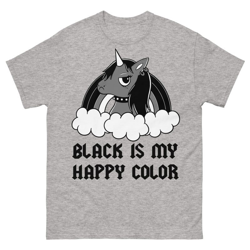 UNICORNS - Black Is My Happy Color T-shirt - Bild 6
