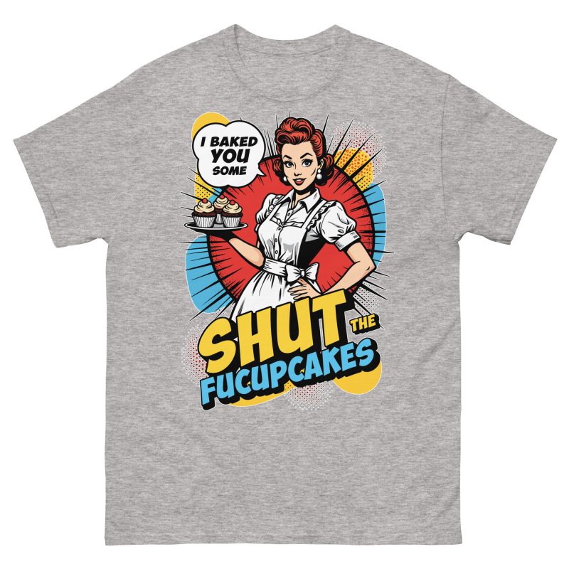 RETRO - Shut The Fucupcakes T-shirt - Bild 4