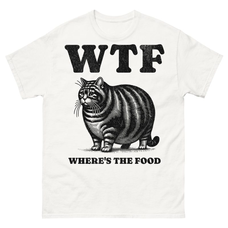 CATS - Where's The Food T-shirt