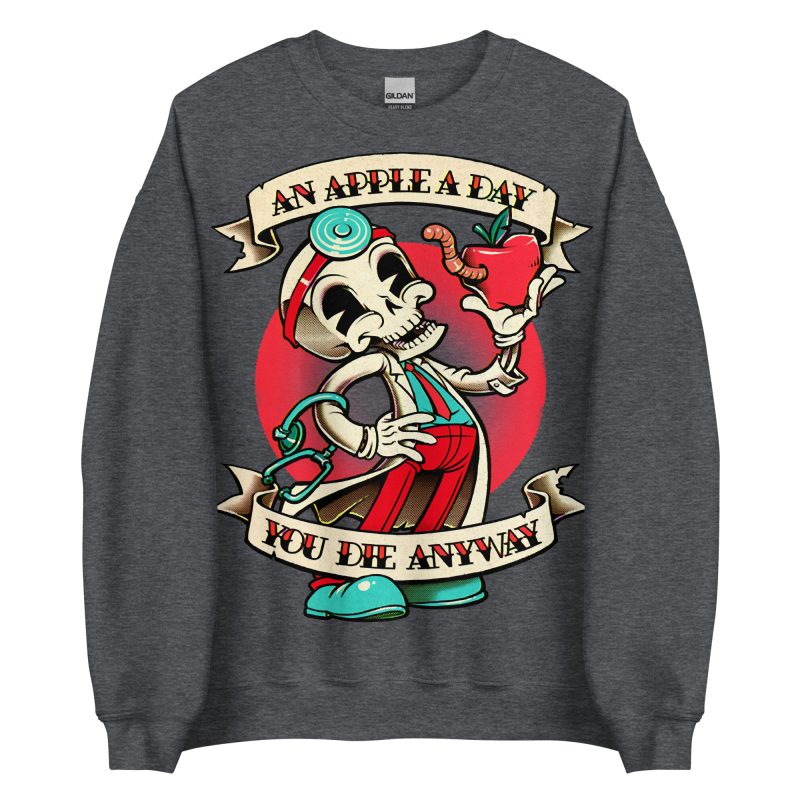 TATTOO - An Apple A Day Sweatshirt - Bild 3
