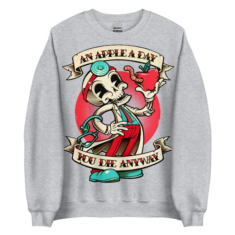 TATTOO - An Apple A Day Sweatshirt - Bild 5