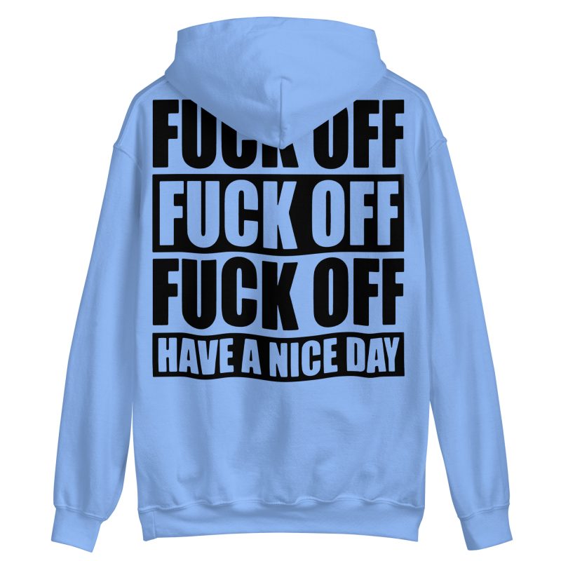 QUOTES - Fuck Off Hoodie Back Print - Bild 11