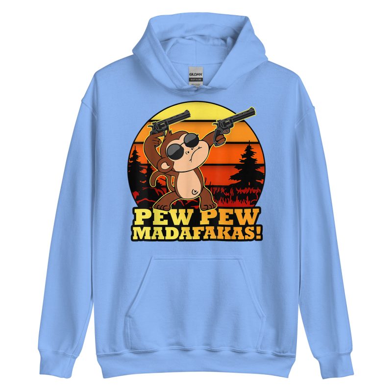 FUNNY - Pew Pew Monkey Hoodie - Bild 12