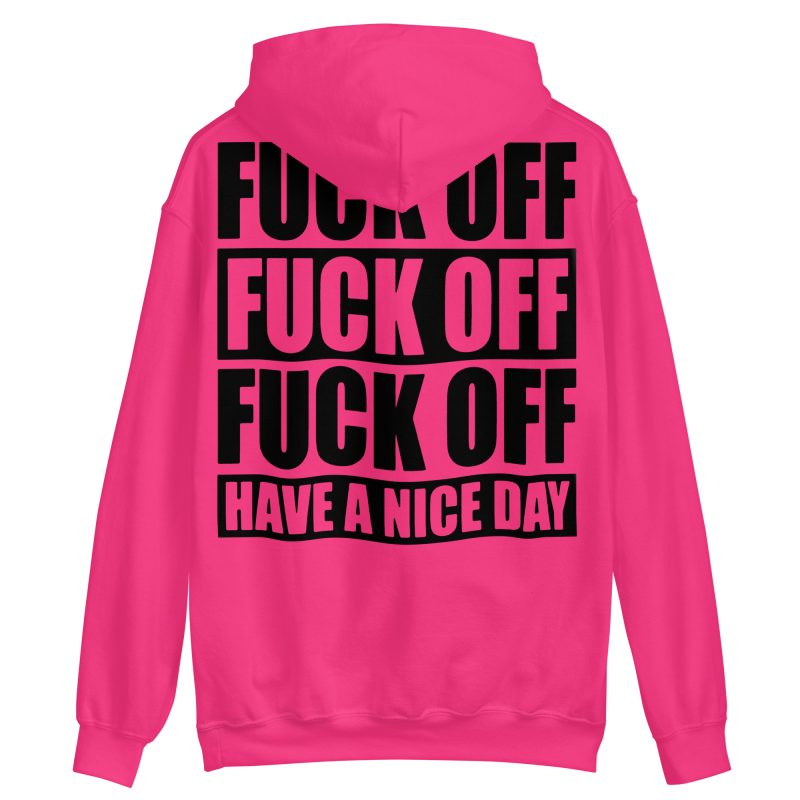 QUOTES - Fuck Off Hoodie Back Print - Bild 6