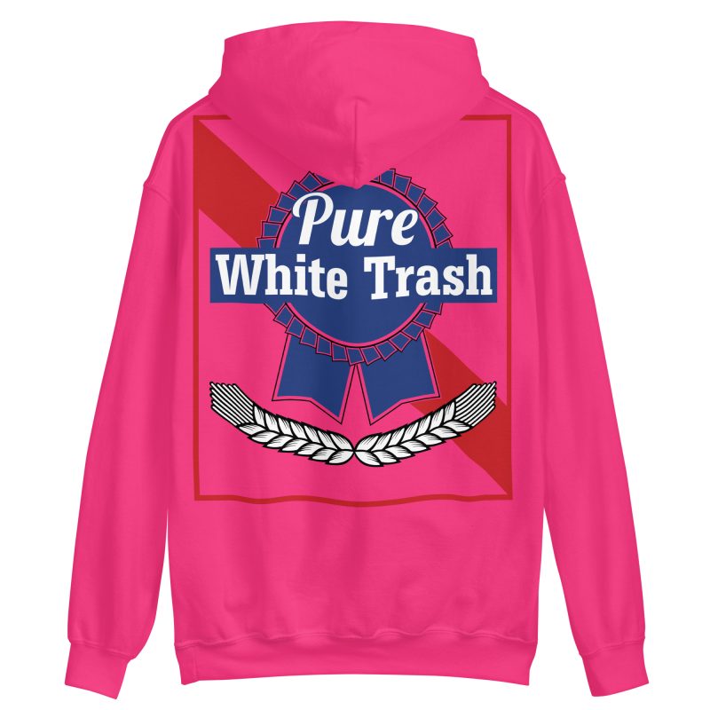 QUOTES - White Trash Hoodie - Bild 3