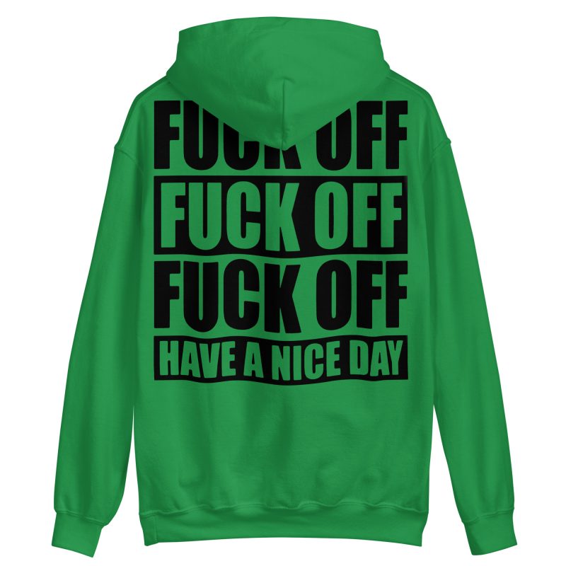 QUOTES - Fuck Off Hoodie Back Print - Bild 7