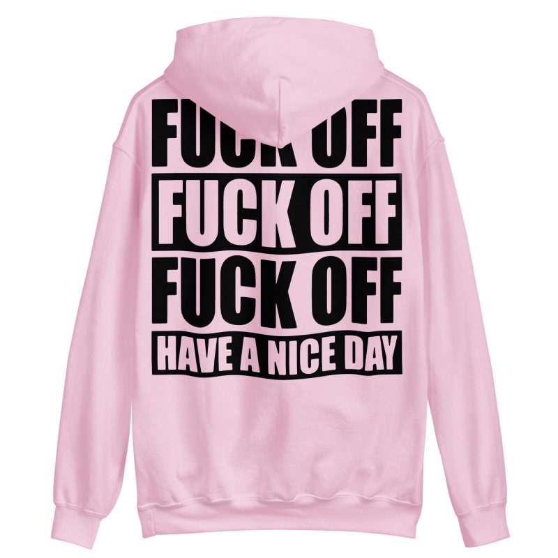 QUOTES - Fuck Off Hoodie Back Print - Bild 13