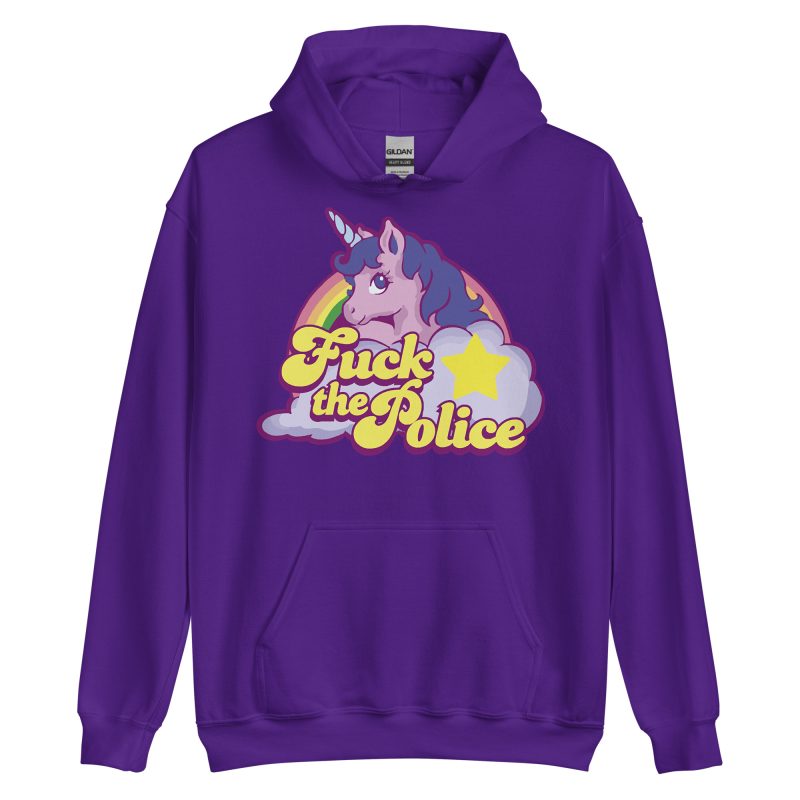 UNICORNS - Fuck The Police Hoodie - Bild 4
