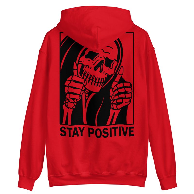 SKULLS - Stay Positive Hoodie - Bild 2