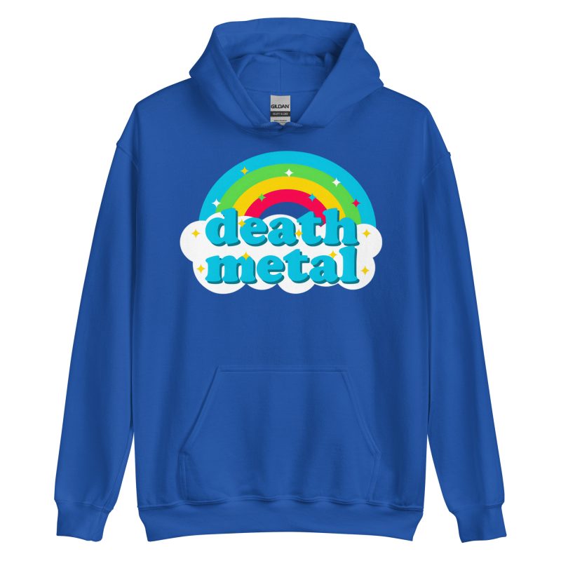 QUOTES - Death Metal Pastel Rainbow Hoodie - Bild 6