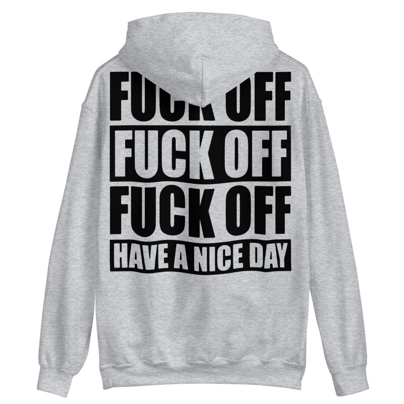 QUOTES - Fuck Off Hoodie Back Print - Bild 10