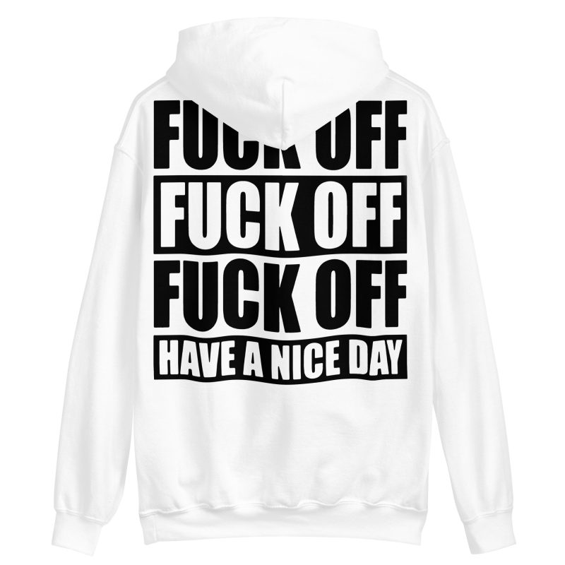 QUOTES - Fuck Off Hoodie Back Print - Bild 14