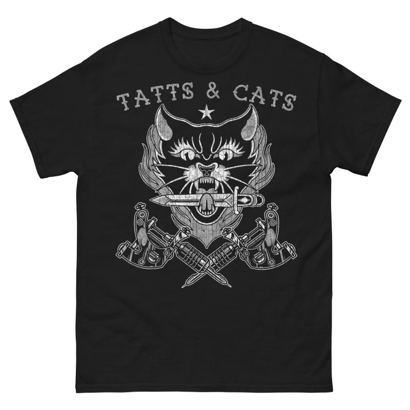TATTOO - Tatts & Cats T-shirt