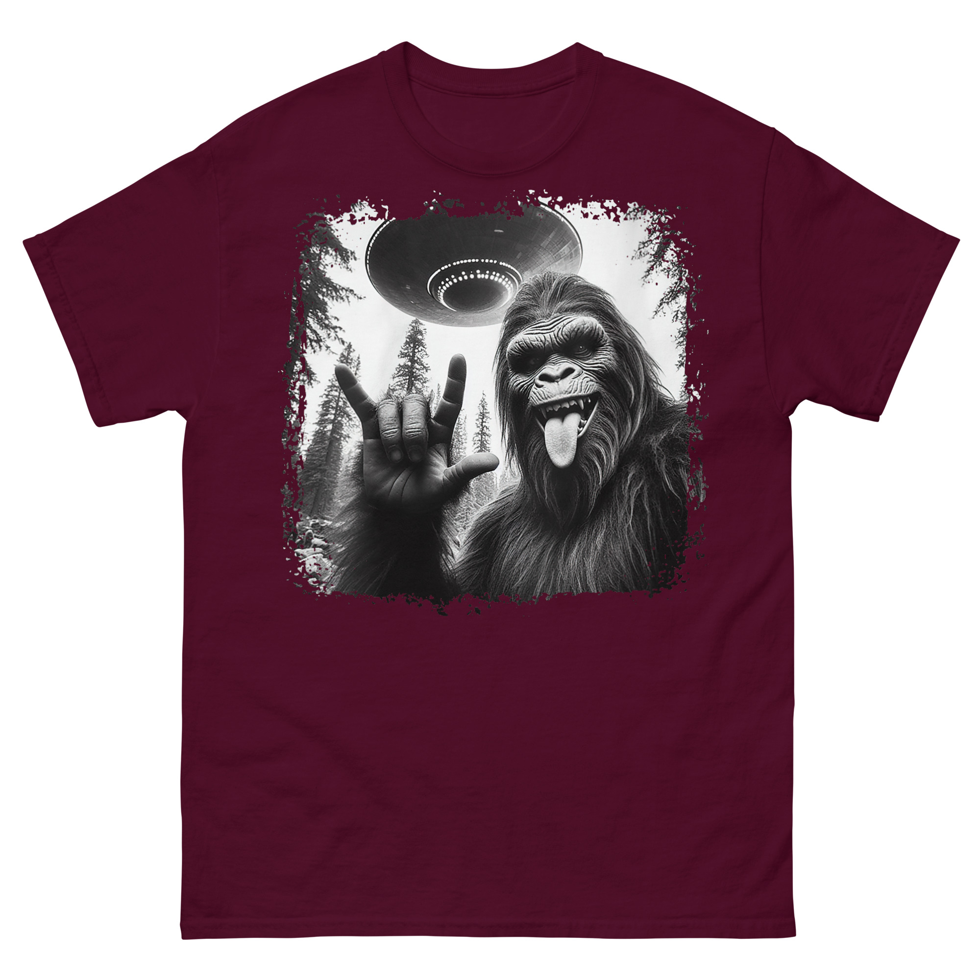 ALIENS - Bigfoot & UFO T-shirt - Bild 2