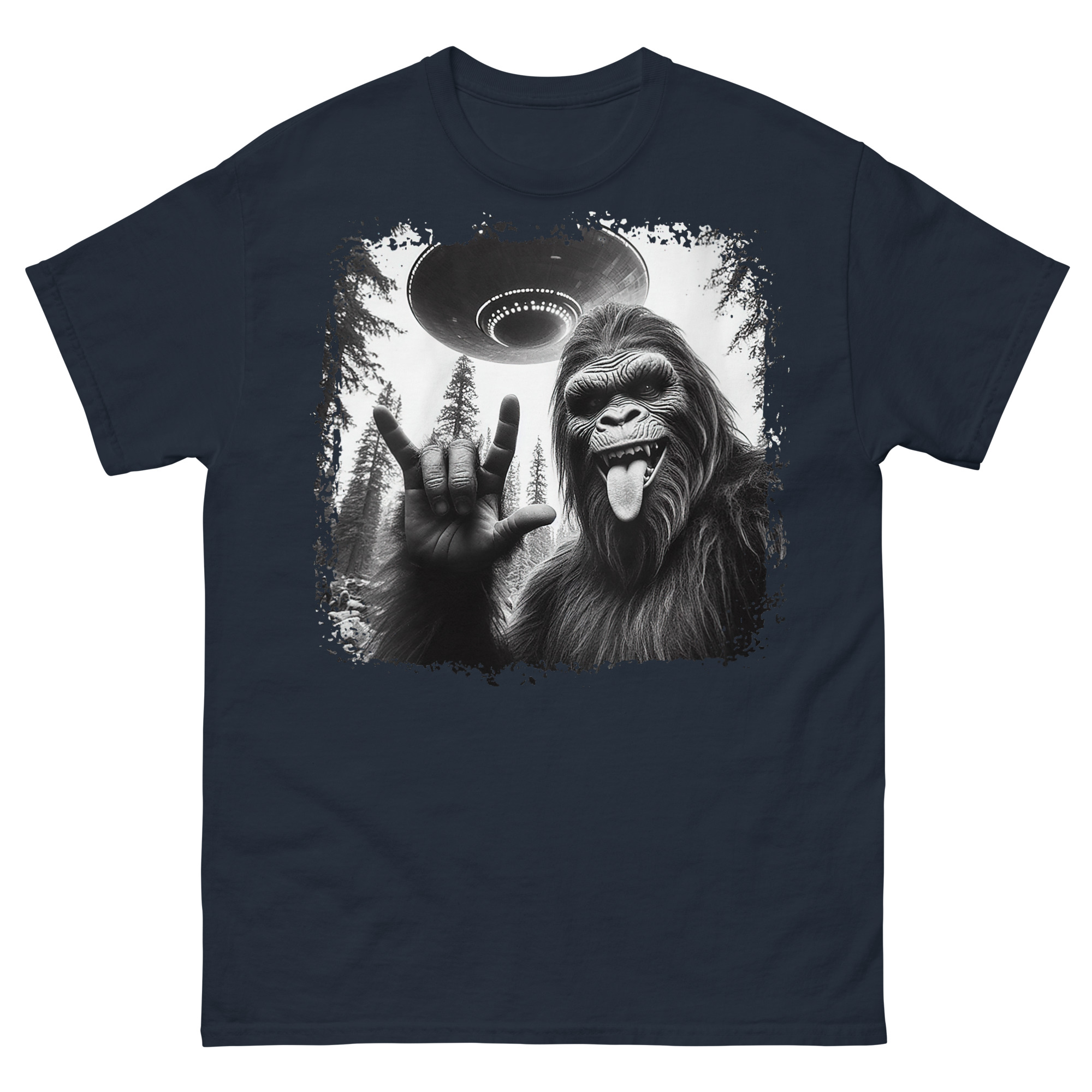 ALIENS - Bigfoot & UFO T-shirt - Bild 3