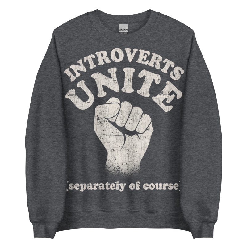 QUOTES - Introverts Unite Sweatshirt - Bild 3