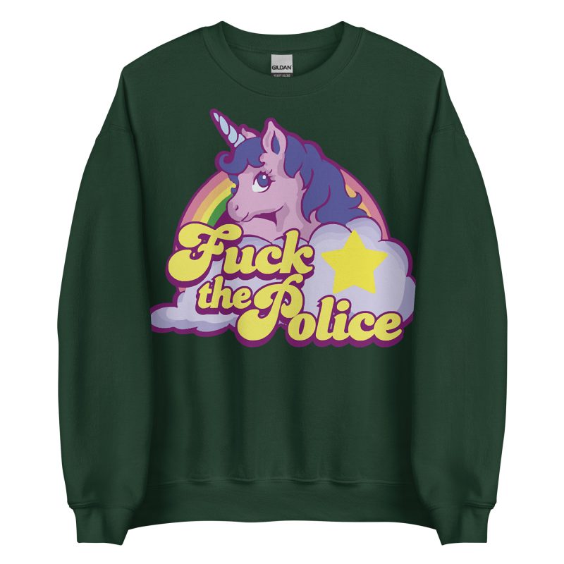 UNICORNS - Fuck The Police Sweatshirt - Bild 4