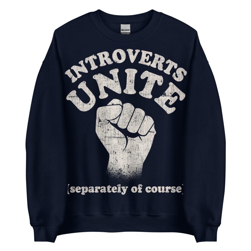 QUOTES - Introverts Unite Sweatshirt - Bild 2