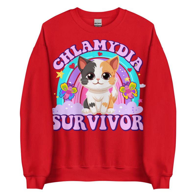 FUNNY - Chlamydia Survivor Sweatshirt - Bild 3