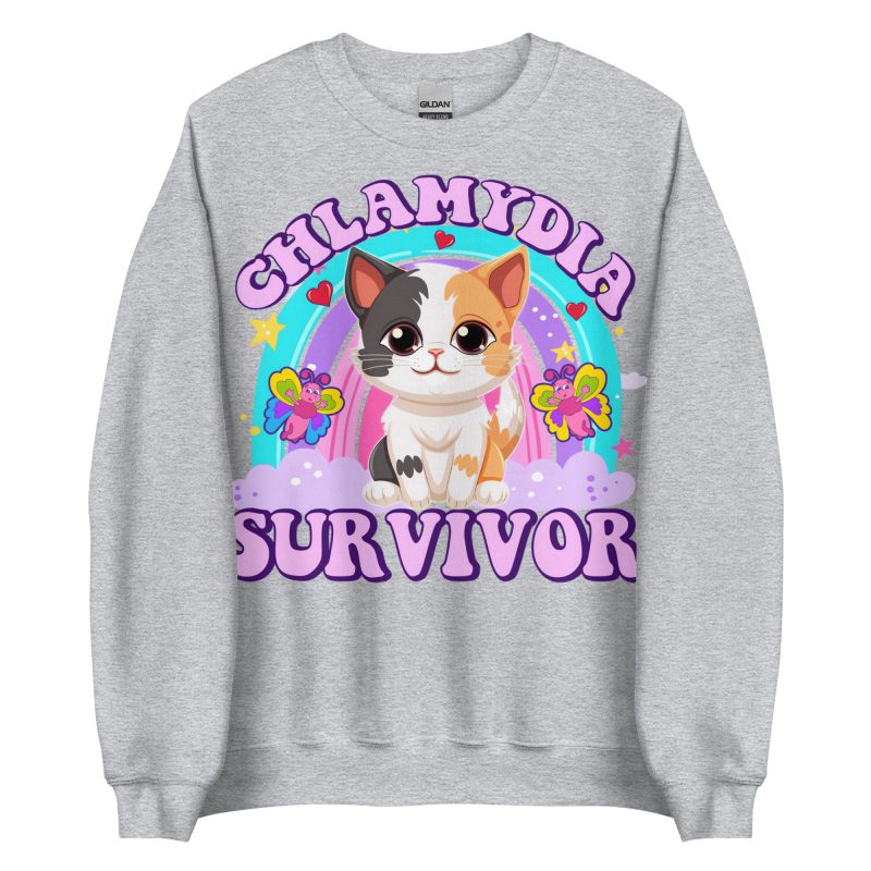 FUNNY - Chlamydia Survivor Sweatshirt - Bild 8