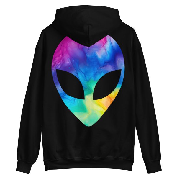 ALIENS - Tie Dye Alien Face Hoodie