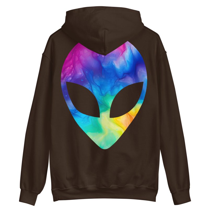 ALIENS - Tie Dye Alien Face Hoodie - Bild 3