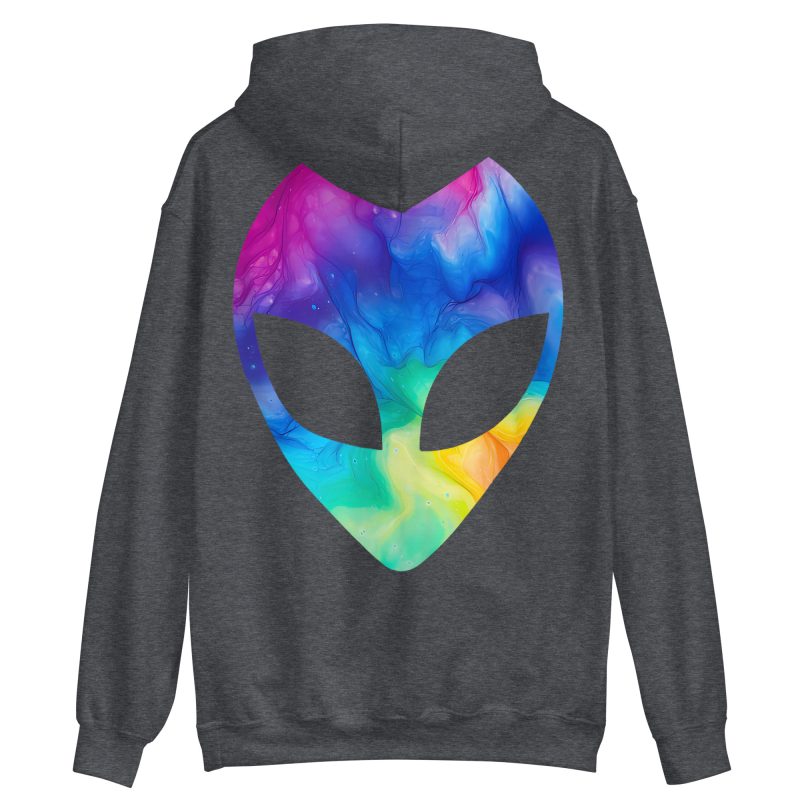 ALIENS - Tie Dye Alien Face Hoodie - Bild 5