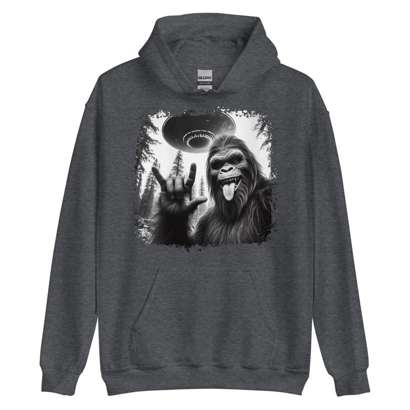 ALIENS - Bigfoot & UFO Hoodie - Bild 4